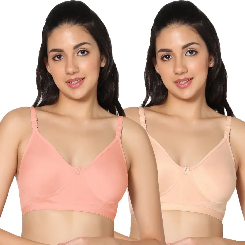 Full Coverage Non-Padded Bra (Pack of 2)