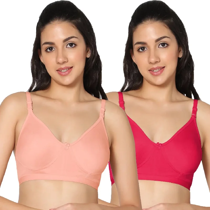 Full Coverage Non-Padded Bra (Pack of 2)