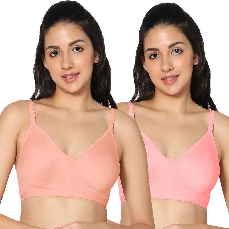 Full Coverage Non-Padded Bra (Pack of 2)