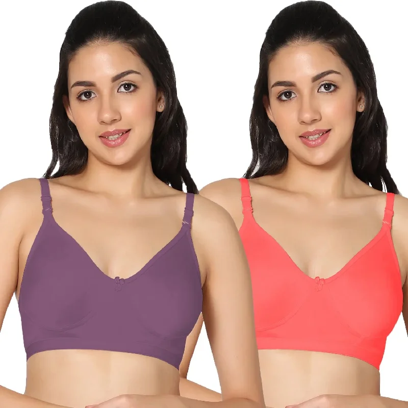 Full Coverage Non-Padded Bra (Pack of 2)