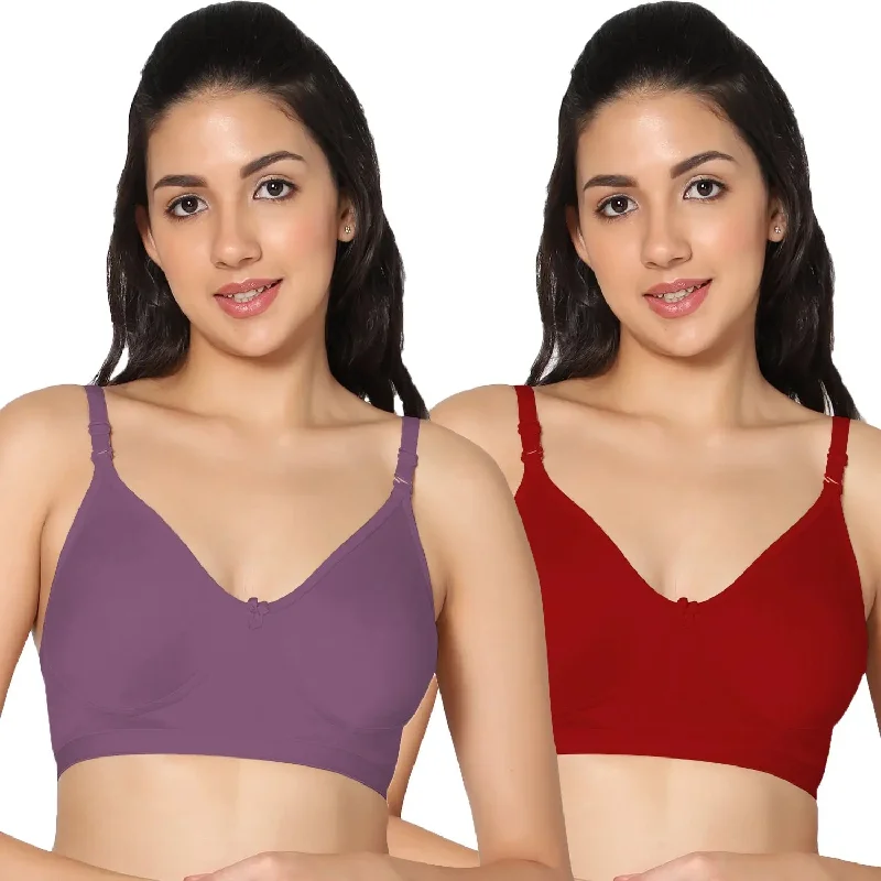 Full Coverage Non-Padded Bra (Pack of 2)