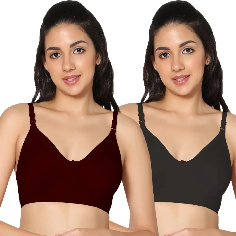 Full Coverage Non-Padded Bra (Pack of 2)