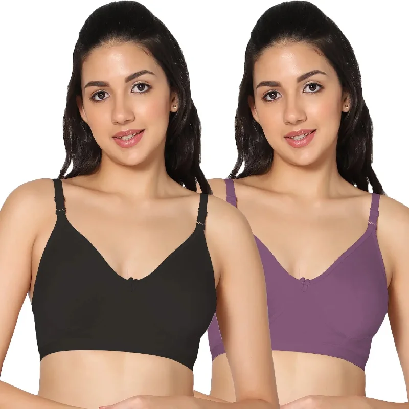 Full Coverage Non-Padded Bra (Pack of 2)