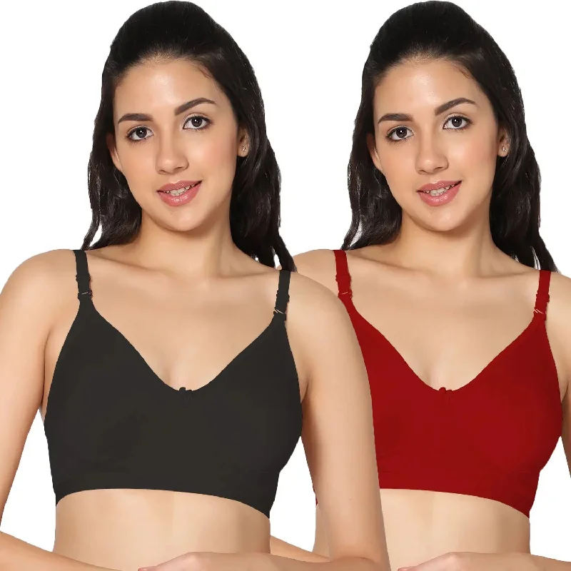 Full Coverage Non-Padded Bra (Pack of 2)