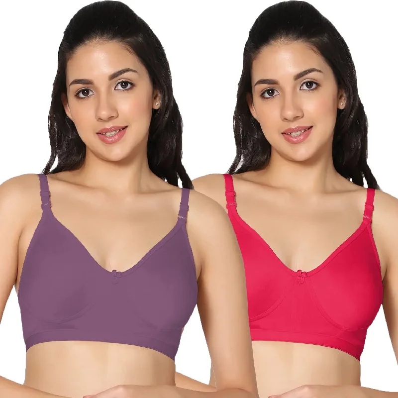 Full Coverage Non-Padded Bra (Pack of 2)