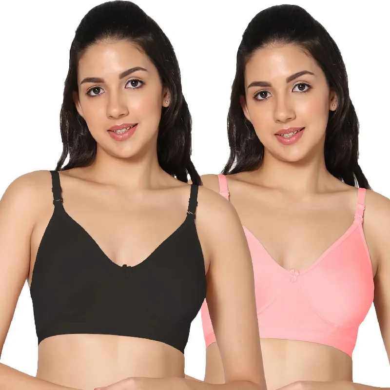 Full Coverage Non-Padded Bra (Pack of 2)