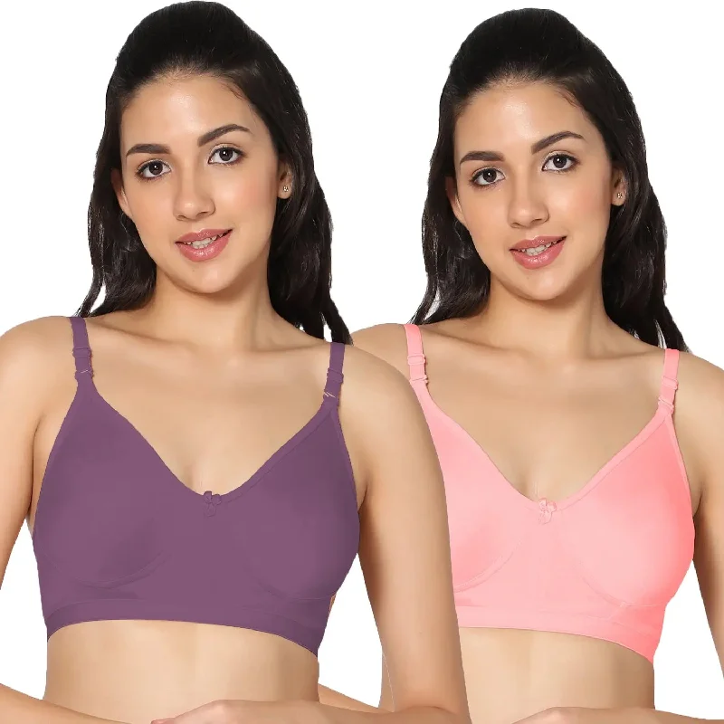 Full Coverage Non-Padded Bra (Pack of 2)