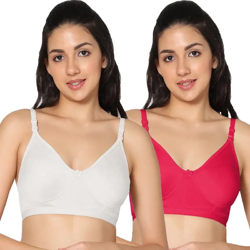 Full Coverage  Non-Padded Bra (Pack of 2)