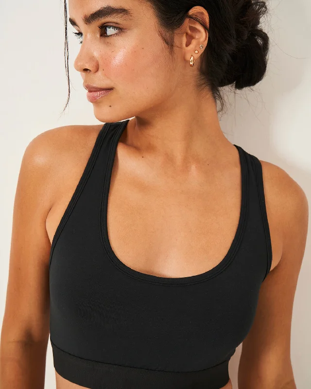 Racerback Bra - Black