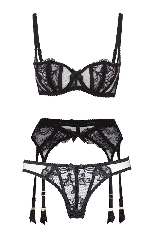 Rozlyn Bra, Suspender and Brief Set