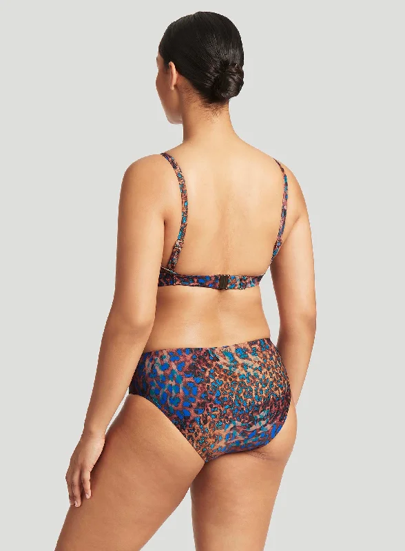 Sea Level: Hunter Twist Front DD E Cup Bikini Top Blue