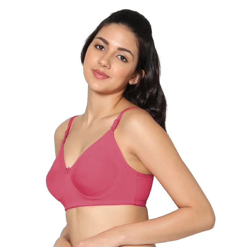 Slider Non-Padded Full Coverage T-Shirt Bra (Pack of 1)