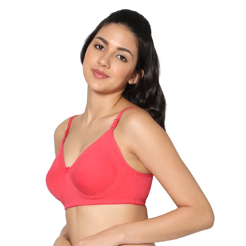 Slider Non-Padded Full Coverage T-Shirt Bra (Pack of 1)