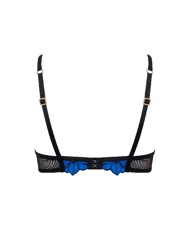 Sorento Wired Bra Black/Egyptian Blue