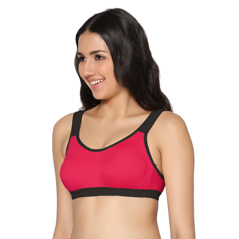 Sports-02 Non-Padded Full Coverage T-Shirt Bra (Pack of 1)