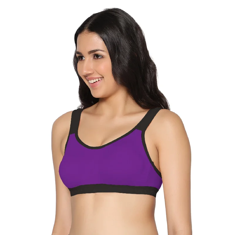 Sports-02 Non-Padded Full Coverage T-Shirt Bra (Pack of 1)