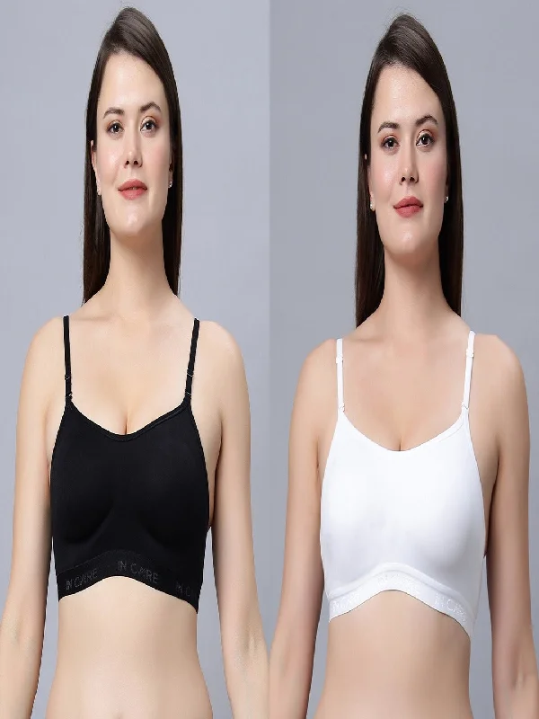 Full Coverage Non-Padded Sports bra (Pack of 2)