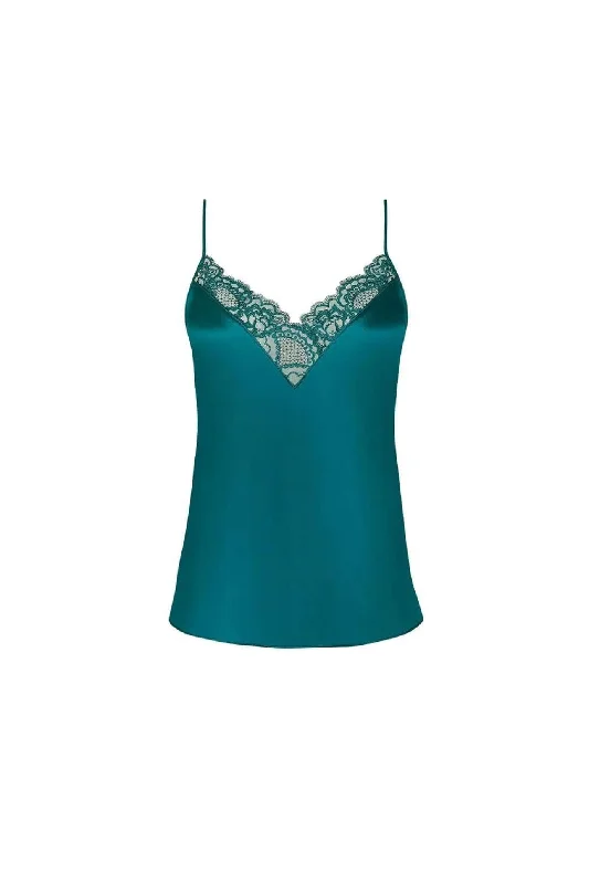 Sublime en Dentelle Cami & Short Set in Vert Princesse