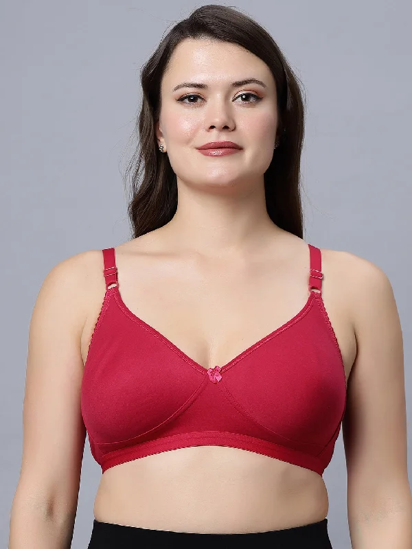 SUHANA_MAGENTA Non-Padded Full Coverage T-Shirt Bra (Pack of 1)