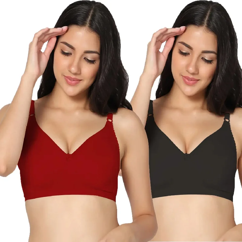 Full Coverage Non-Padded Bra (Pack of 2)