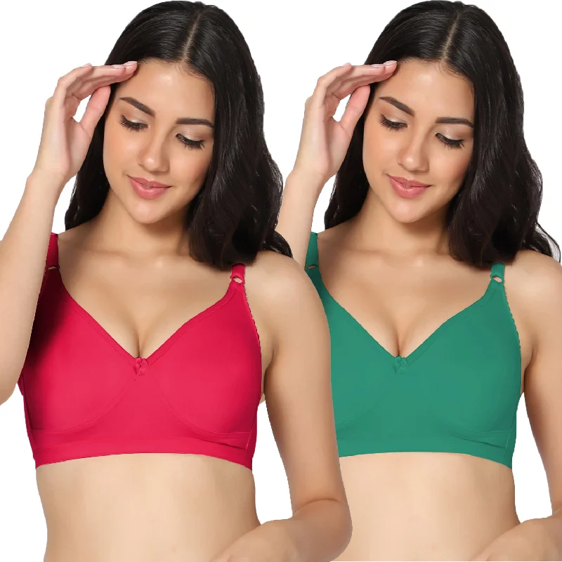 Full Coverage Non-Padded Bra (Pack of 2)