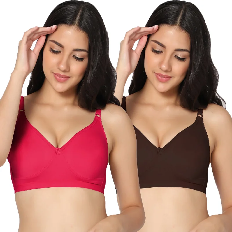 Full Coverage Non-Padded Bra (Pack of 2)