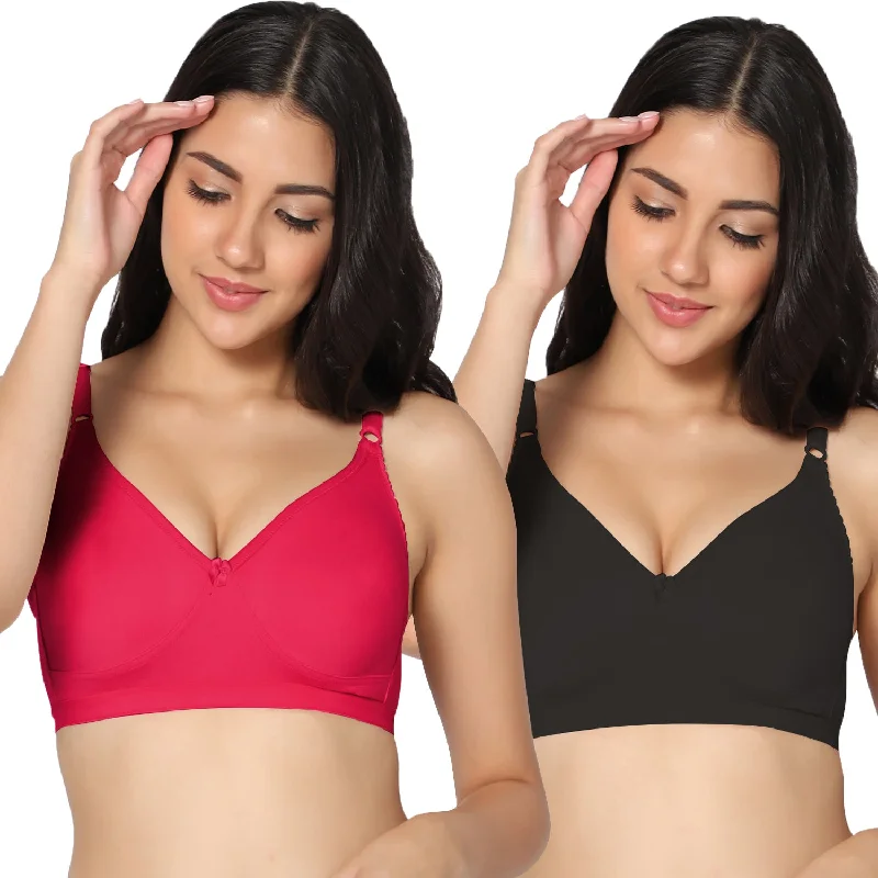 Full Coverage Non-Padded Bra (Pack of 2)