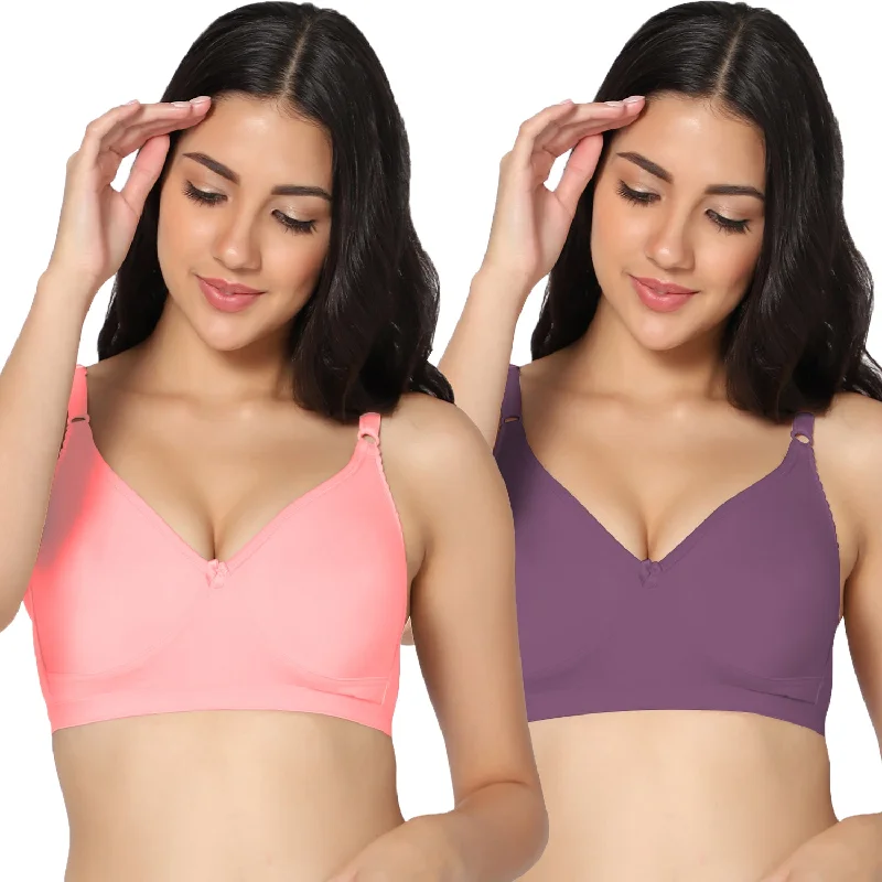 Full Coverage Non-Padded Bra (Pack of 2)