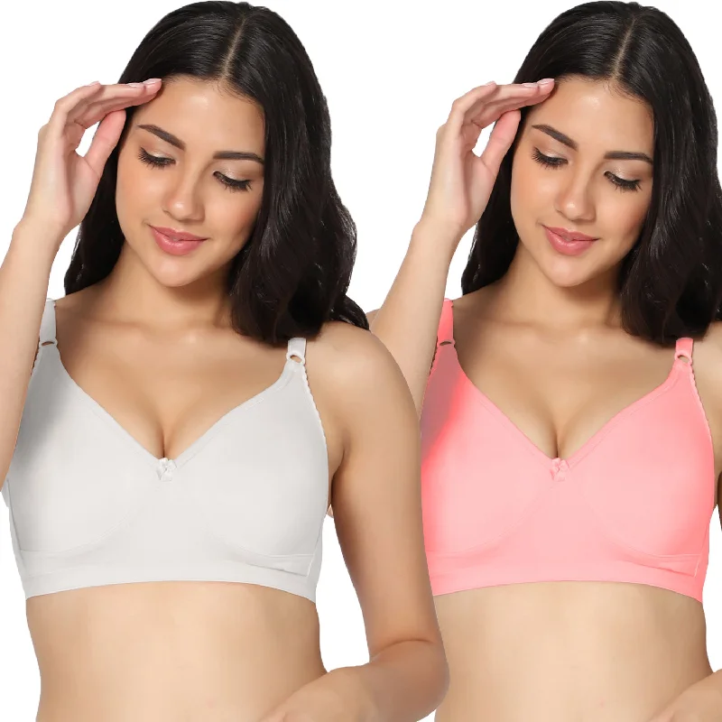 Full Coverage Non-Padded Bra (Pack of 2)