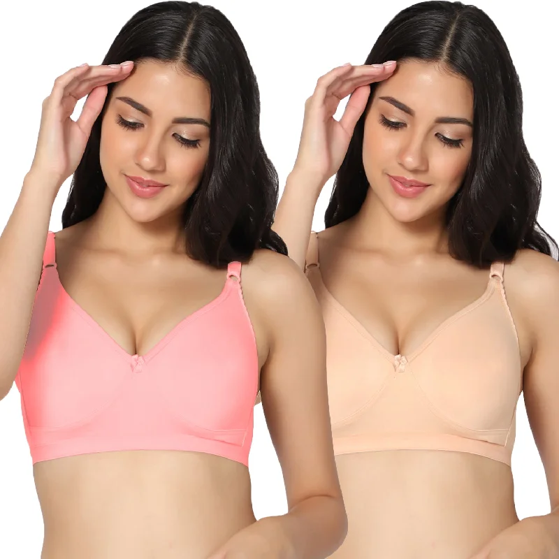 Full Coverage Non-Padded Bra (Pack of 2)