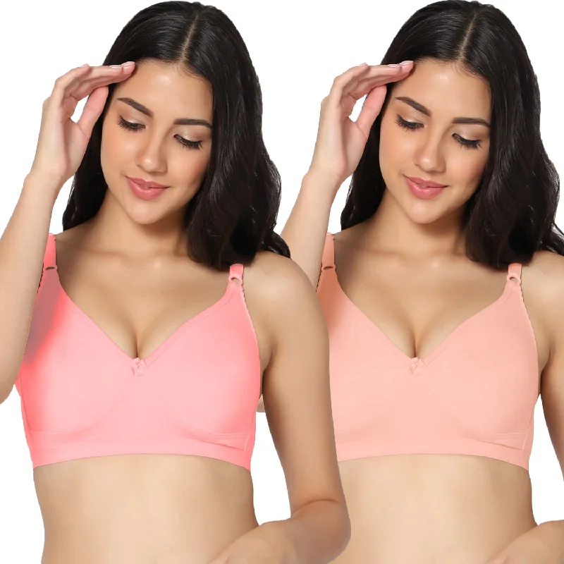 Full Coverage Non-Padded Bra (Pack of 2)