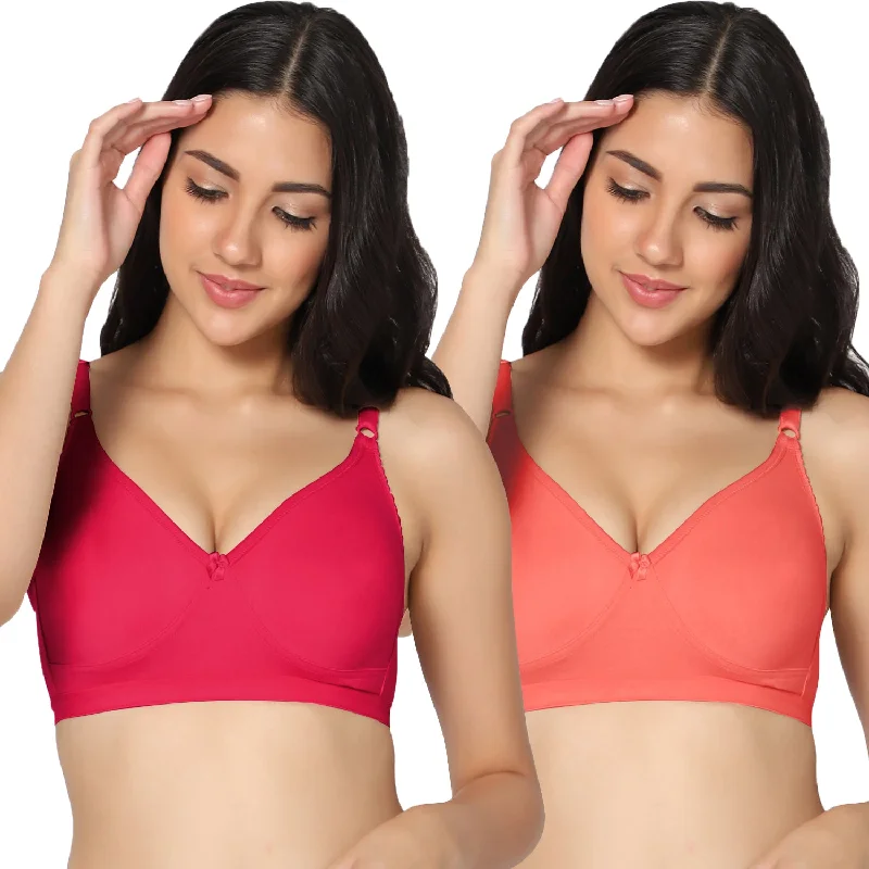 Full Coverage Non-Padded Bra (Pack of 2)