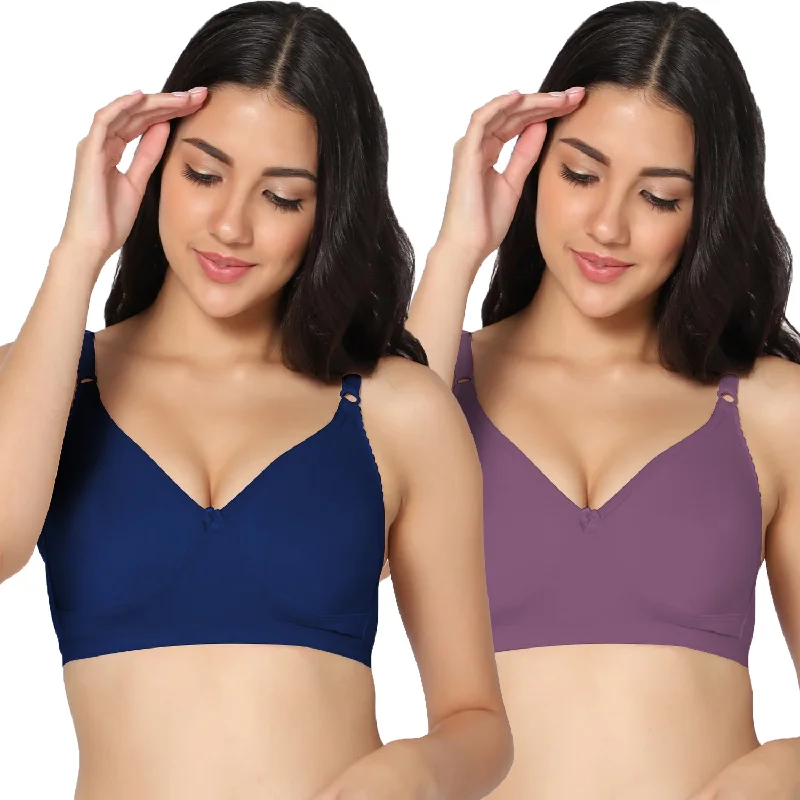 Full Coverage Non-Padded Bra (Pack of 2)