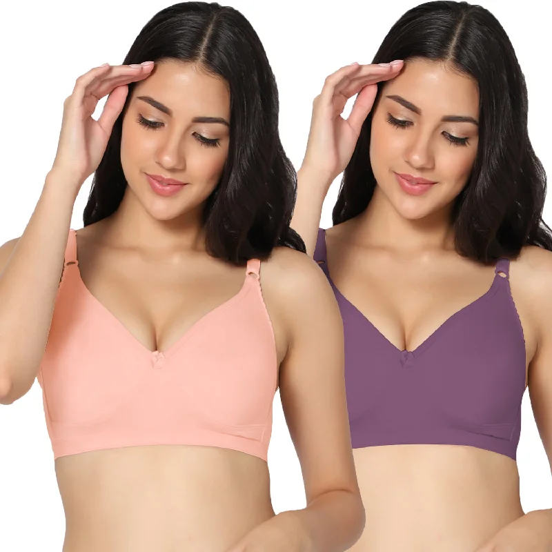 Full Coverage Non-Padded Bra (Pack of 2)