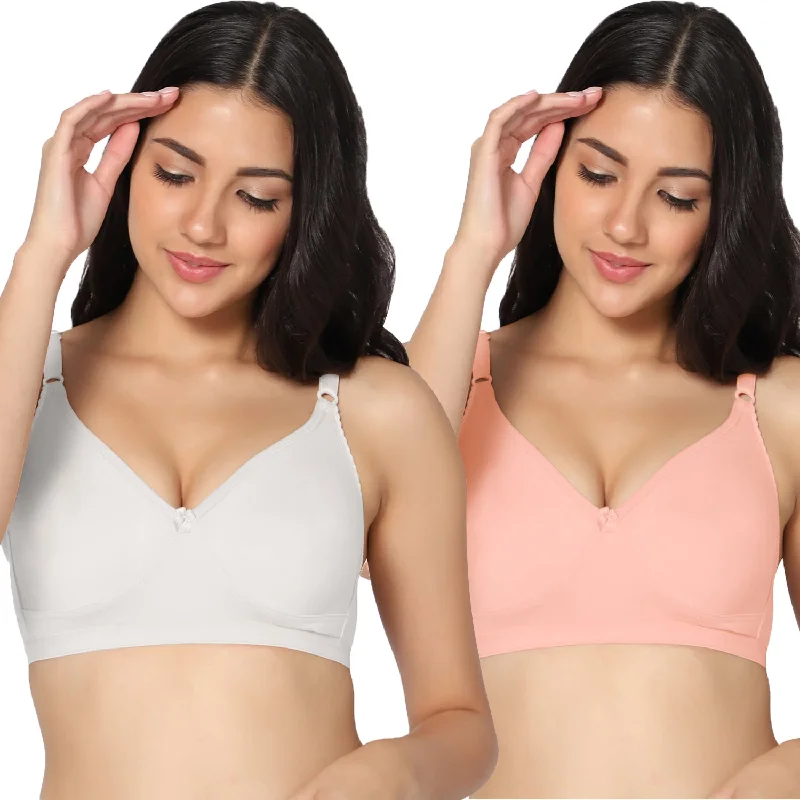 Full Coverage Non-Padded Bra (Pack of 2)