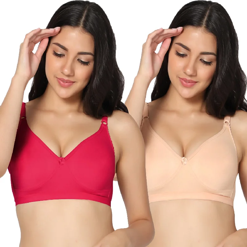 Full Coverage Non-Padded Bra (Pack of 2)