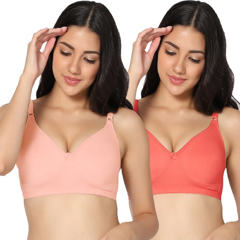 Full Coverage Non-Padded Bra (Pack of 2)