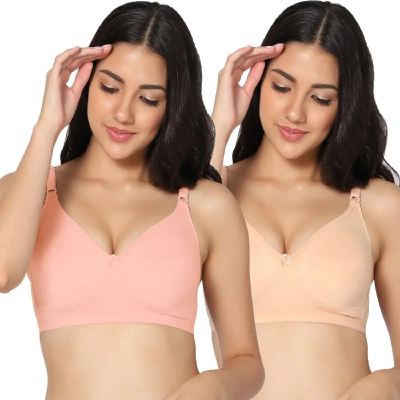 Full Coverage Non-Padded Bra (Pack of 2)