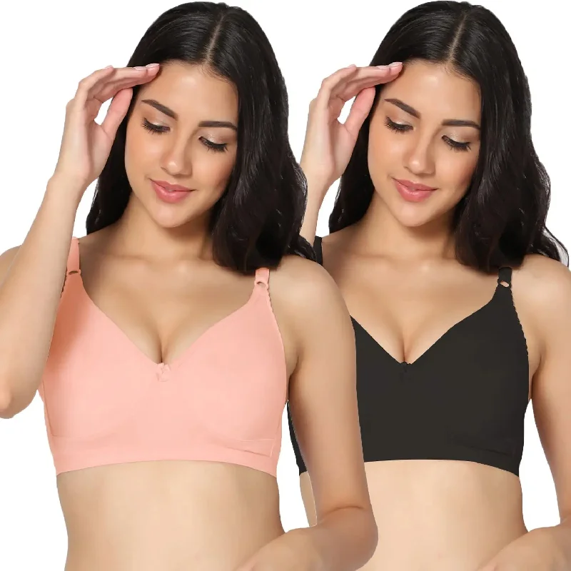 Full Coverage Non-Padded Bra (Pack of 2)