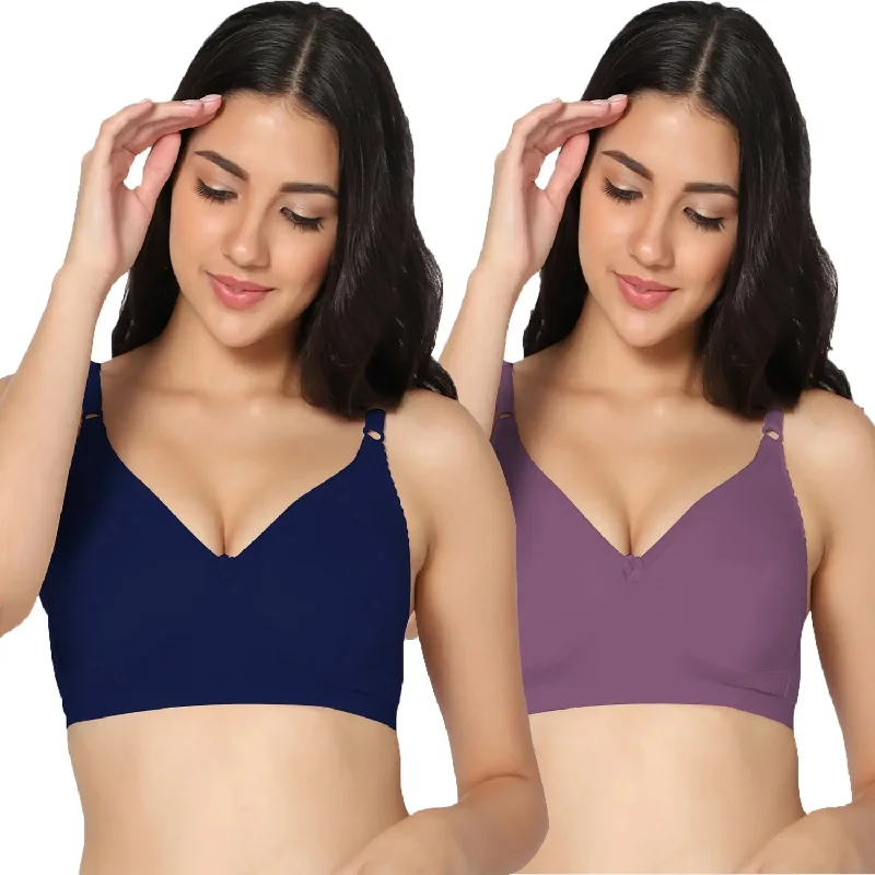 Full Coverage Non-Padded Bra (Pack of 2)