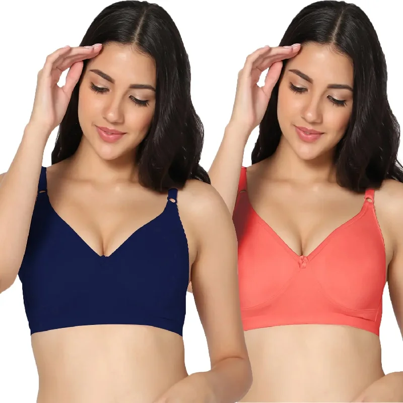 Full Coverage Non-Padded Bra (Pack of 2)