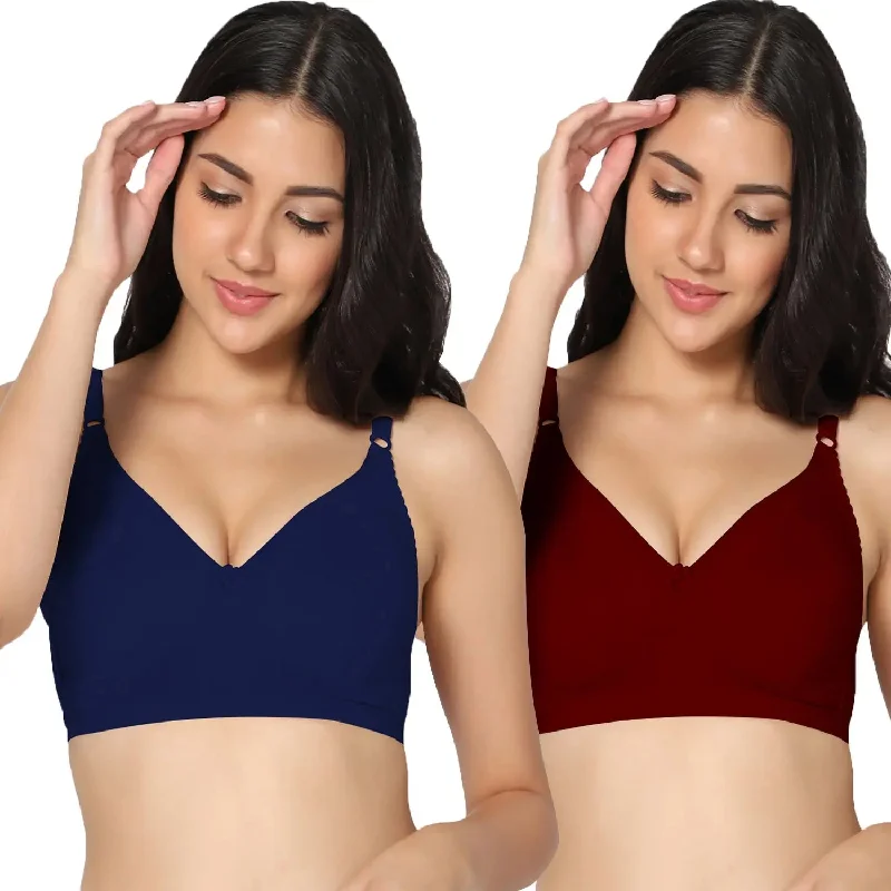 Full Coverage Non-Padded Bra (Pack of 2)