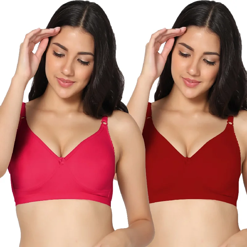 Full Coverage Non-Padded Bra (Pack of 2)