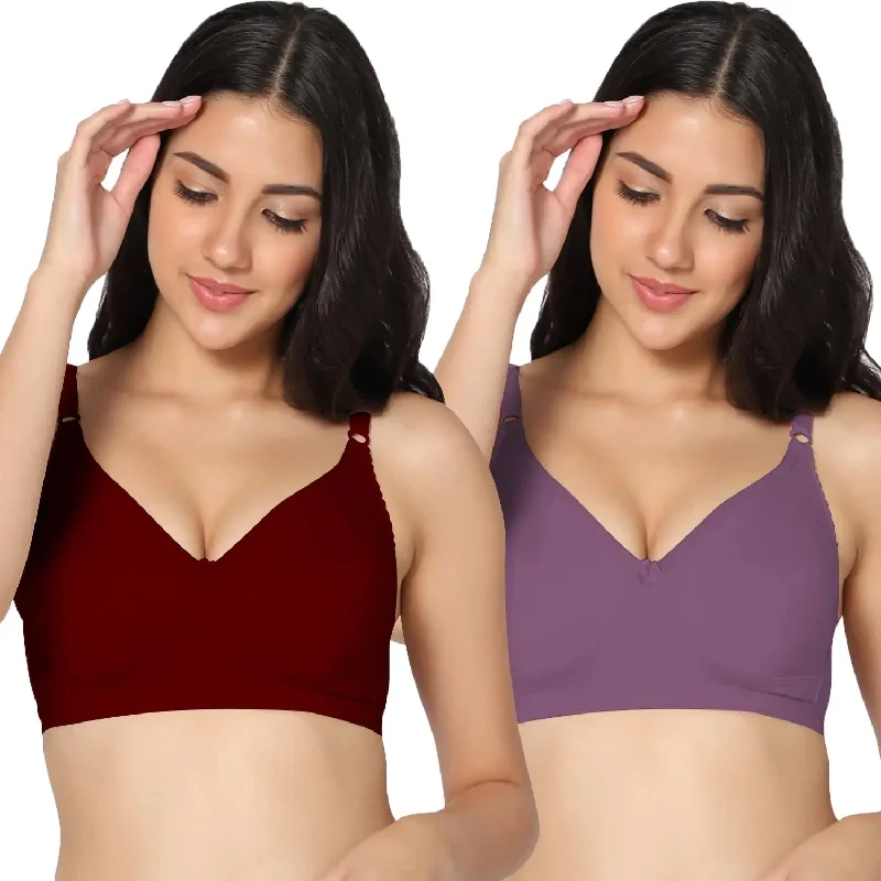 Full Coverage Non-Padded Bra (Pack of 2)