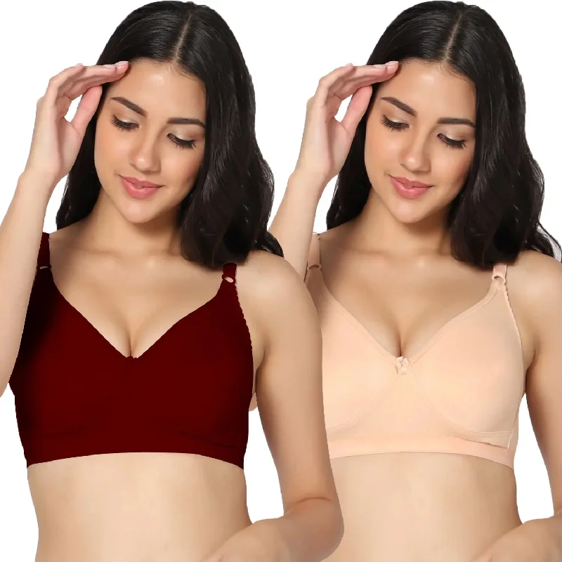 Full Coverage Non-Padded Bra (Pack of 2)