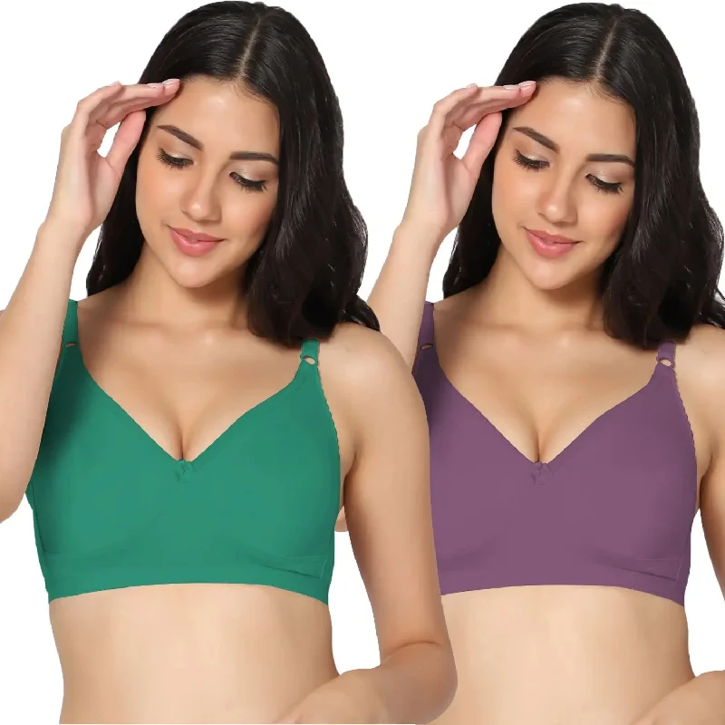 Full Coverage Non-Padded Bra (Pack of 2)