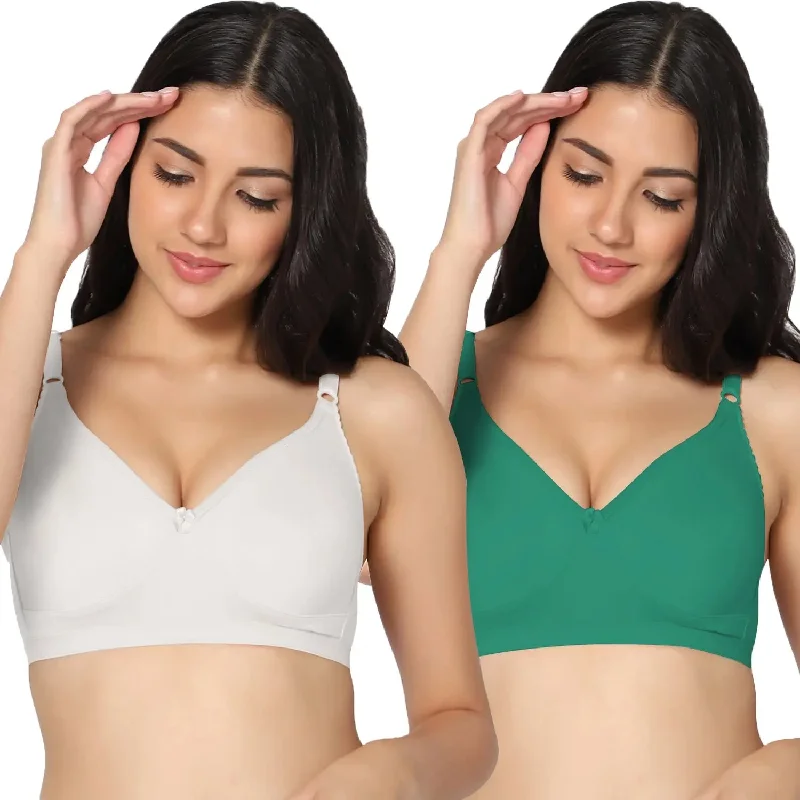 Full Coverage Non-Padded Bra (Pack of 2)