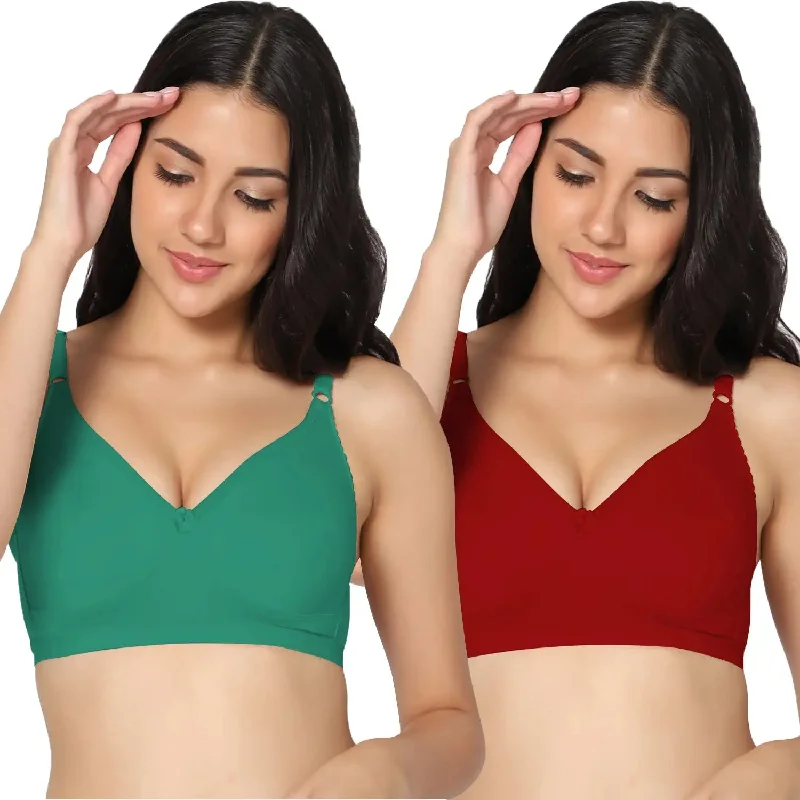 Full Coverage Non-Padded Bra (Pack of 2)