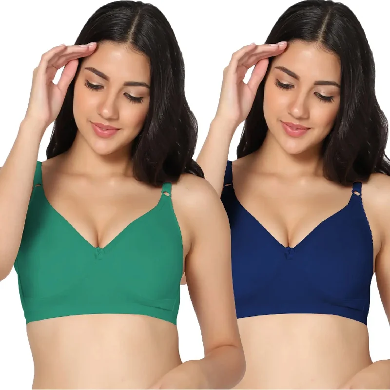 Full Coverage Non-Padded Bra (Pack of 2)