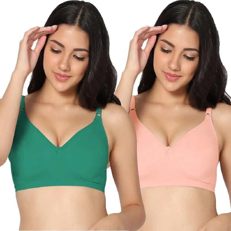 Full Coverage Non-Padded Bra (Pack of 2)